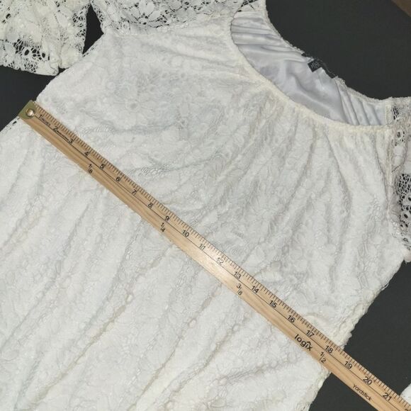 Slinky Brand White Lace Boho Dress XL - Picture 8 of 10